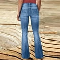 thumbnail image 6 of REALiKUN Low Rise Jeans Womens Ripped Hole Distressed Jeans Pants Skinny Stretchy Denim Trousers Straight Leg Casual Jeans, 6 of 6