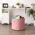 thumbnail image 4 of Design Imports CAMZ14252 Bac Rond en Polyester Treillis Patte pour Animaux, Rose, 4 of 4