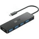 thumbnail image 1 of Hub USB C de 4 puertos, concentrador USB 3.0 múltiple, divisor USB-C para portátil con puerto de ali, 1 of 8