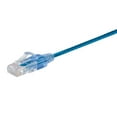 thumbnail image 2 of Monoprice Cat6A Ethernet Network Patch Cable - 50 Feet - Blue | 10-Pack, 10G - SlimRun Series, 2 of 5