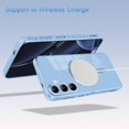 thumbnail image 2 of Funda magnética AIGOMARA para Samsung Galaxy S25 Plus, color azul, 2 of 6