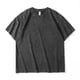 thumbnail image 4 of Tops para hombre, blusas y camisas de cuello redondo y manga corta para hombre, camiseta de color liso para hombre, top de manga corta con hombros sueltos para hombre., 4 of 6