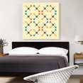 thumbnail image 2 of ARTCANVAS Mid-Century Modern X's and Dots Canvas Art Print - Size: 36" x 36" (0.75" Deep), 2 of 9