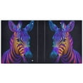 thumbnail image 3 of Neon Color Zebra 3 Ring Hardcover Binders 1.5in Round Rings for Letter-Size Folder Paper Organizer Pockets for Office Student Recipe, 3 of 9