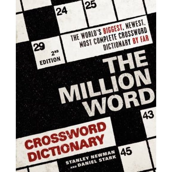 Pre-Owned The Million Word Crossword Dictionary, 2nd Edition, (Paperback)