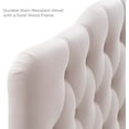 thumbnail image 5 of Ergode Annabel Queen Diamond Tufted Performance Velvet Headboard - Pink, 5 of 5
