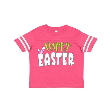 

Inktastic Happy Easter with Bunny Ears Gift Toddler Boy or Toddler Girl T-Shirt