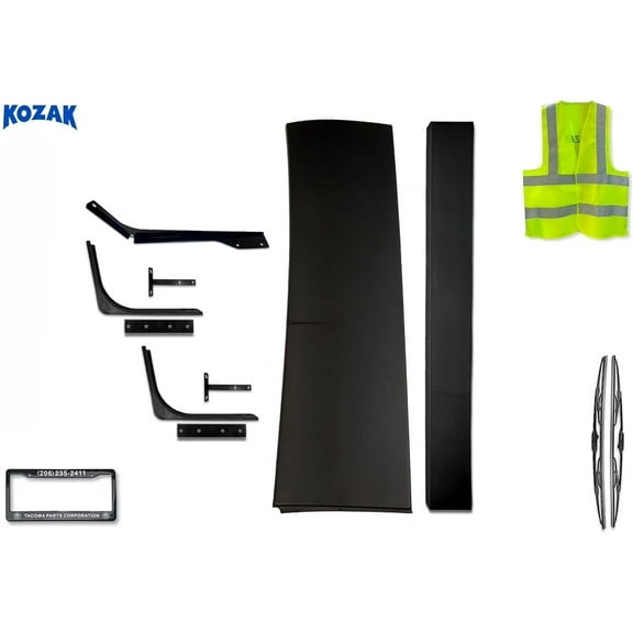 Kozak Right Passenger Side Lower Sleeper Fairing with Brackets Compatible with VNL 2004-2017