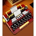 thumbnail image 5 of Vintage Typewriter Building Block Model – Chrome Retro Keyboard-Inspired Display Toy for Adults & Teens, 5 of 5