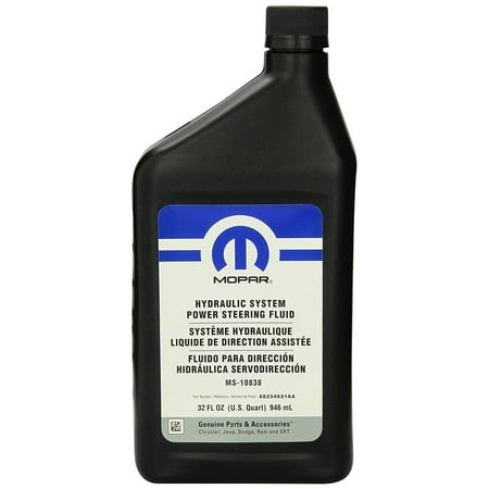 Genuine Mopar Fluid 68234631aa Hydraulic System Steering Genuine Mopar Fluid 68234631aa Hydraulic System Steering 1 Quart Oem Dodge Factory Fit Part By Chrysler