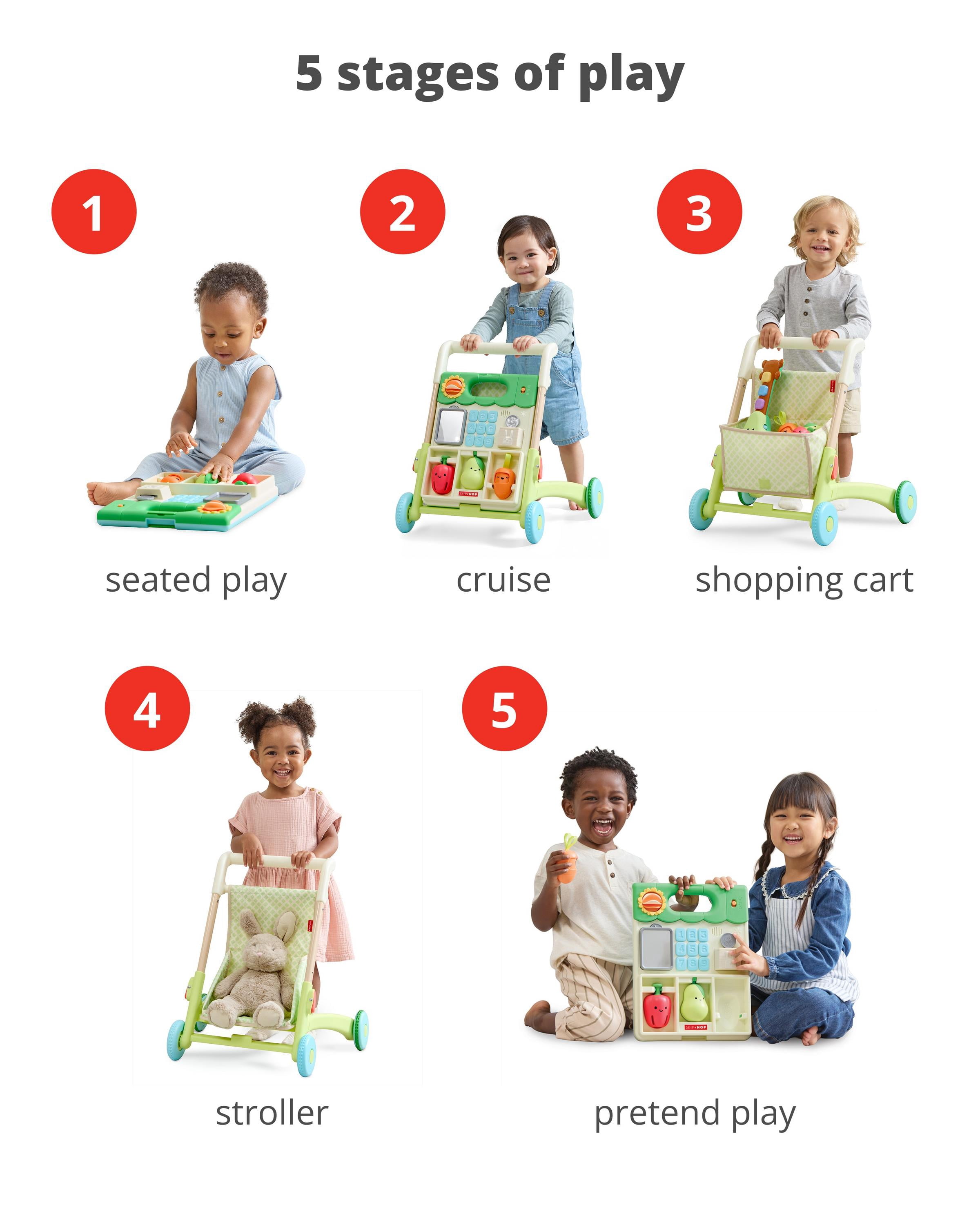 Skip Hop Farmstand Grow Along 5-in-1 Activity Walker