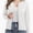 Ivory White, variant on Women's Crew Neck Button Down Long Sleeve Cardigan for Women Classic Soft Ladies Cardigan Sweater Coat