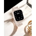thumbnail image 3 of TOYOUTHS Slim Leather Compatible with Apple Watch Band for Women 38/40/41/42/44/45/46/49mm , Premium Leather Strap with A-Shape Metal Buckle for iWatch Series 10 9 8 7 6 5 4 3 2 1 SE Ultra 1/2, 3 of 6