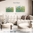 thumbnail image 4 of Elephant Stock Out Of The Blues Wall Art - Horizontal Canvas Wall Art - Living Room Wall Decor - Abstract Canvas - Blue And Green Decor By Tara Funk Grim - 36" x 24", 4 of 8