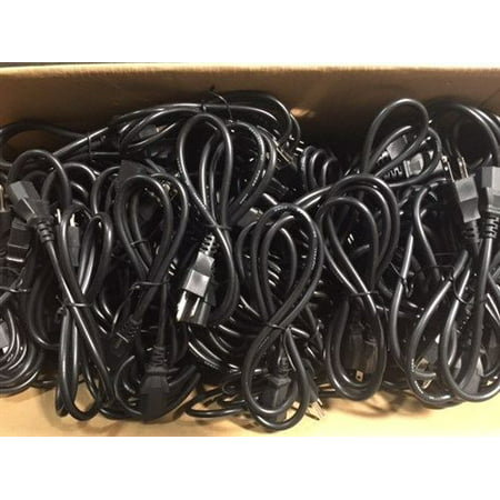Lot 100 Power Cable for X-box Xbox 360 100pc Replacement Microsoft Cord 6ft