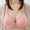 Pink, variant on Women's Large Size Pure Cotton Comfort Wire Free Bra