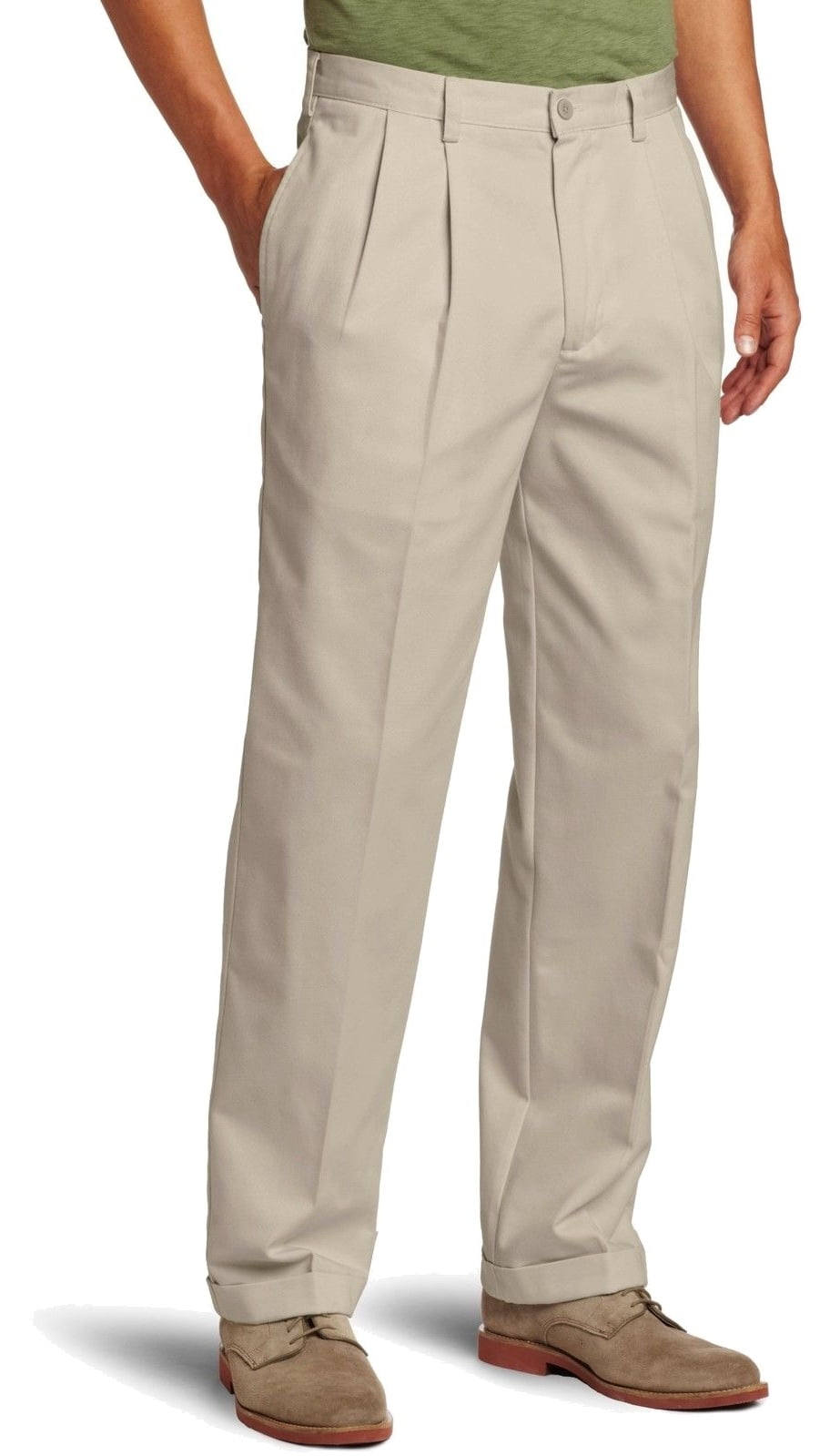 izod men's american chino pleated pant