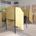 thumbnail image 6 of Flash Furniture Starter Study Carrel in Oak Finish, 6 of 11