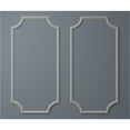 thumbnail image 5 of Ekena Millwork 24"W x 48"H Ashford Smooth Panel Moulding Kit (Double Panel), 5 of 10