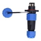 thumbnail image 3 of Conector Impermeable, 250V 20A Contacto De Cobre Chapado En Oro Enchufe Industrial De Uso Amplio De 2 Pines Para Equipos, 3 of 7