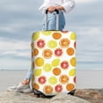 thumbnail image 3 of Lsque Lemon Orange Printed Luggage Cover, Travel Luggage Protector,Scratch and Dirt Resistant, Fits 18-32 Inch Luggage - Large, 3 of 9