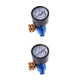 thumbnail image 4 of Riwesomey Universal G1/4 Regulator Vehicle 0-11Bar Dual Gauge Automotive Accessories Control Switch Pressure Air Units Compressor 2piezas, 4 of 6