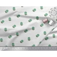 thumbnail image 2 of Soimoi Modal Satin Fabric Leaves & Floral Block Decor Fabric Printed Yard 42 Inch Wide, 2 of 3