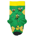 thumbnail image 1 of Busy Bee Socks from the Sock Panda (Adult Small -  Shoe Sizes 2-5), 1 of 5