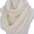 thumbnail image 3 of Premium Winter Glitter Knit Infinity Loop Circle Scarf, 3 of 3