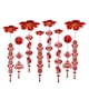 thumbnail image 5 of Adorno colgante de techo con borlas de fieltro rojo para decoración del Año Nuevo Lunar chino Pez, 5 of 9