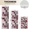 thumbnail image 4 of Red Ethnic Geometric Patchwork Pattern Kitchen Rugs Sets Of 3,Kitchen Runner Rugs Non Skid Washable,Decorative Kitchen Floor Mats for Kitchen,Sink,Laundry,17"x30"+ 17"x47" + 17"x59", 4 of 6