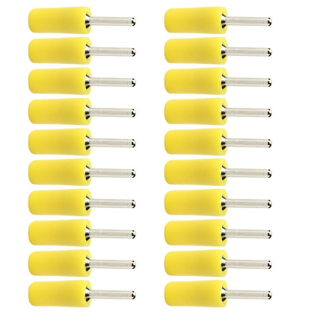 Pin Banana Plug, 20Pcs Pin Solder DIY Banana Plug, 2mm Brass Male Waterproof Connector Accessory Set Kit, Electrical Boxes