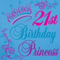 thumbnail image 3 of CafePress - 21St Birthday Princess Women's Dark T Shirt - Women's Traditional Fit Dark T-Shirt, 3 of 4