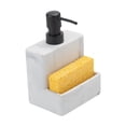 thumbnail image 2 of Dispensador de jabón con bomba, Dispensador de loción, Dispensador de jabón de botella de loción de champú moderno de 300 ml para baño de hotel de, 2 of 8