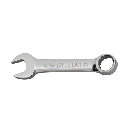 

STEELMAN 9/16-Inch Stubby Size 12-Point SAE Combination Wrench 82581