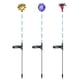 thumbnail image 1 of Luces solares para jardín al aire libre, 3 luces LED decorativas que cambian de color para patio, césped y terraza., 1 of 5