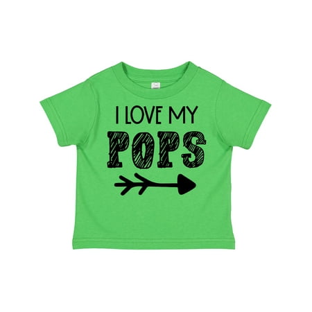 

Inktastic I Love My Pops with Arrow Boys or Girls Toddler T-Shirt