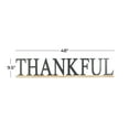 thumbnail image 3 of DecMode Black Wood Thankful Sign Wall Decor, 3 of 9