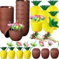 thumbnail image 3 of Hawaiian Summer Pineapple Coconut Drinking Cup Strawberry Shaped Juice Drink Cups for Birthday Weddi, 3 of 5