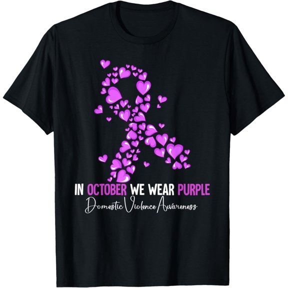 Playful Comfort Tee - Domestic Violence Awareness Month T-Shirt