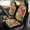 style-1319, variant on Hibiscus Car Seat Covers come in 2 packs that fit most auto accessories with printed pattern universal front seat covers