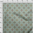thumbnail image 2 of oneOone Cotton Silk Fabric Geometric Line Ikat Print Sewing Fabric BTY 42 Inch Wide, 2 of 4