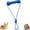 1pcs dog tooth brushing, variant on Dual-Action Canine Dental Prop, Dog Chew Toy with Rope, Durable Rubber Bone Toy for Teeth Cleaning & Tug of War, Suitable for Small Medium Large Dogs (1pcs)