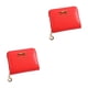 thumbnail image 3 of Cartera compacta y elegante Qarigey Tarjetero Monedero sandía rojo 2Conjunto, 3 of 6