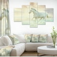 thumbnail image 1 of Cheval Blanc Fantastique - Impression sur Toile Animal, 1 of 3
