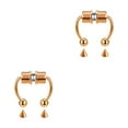thumbnail image 1 of maskred 1/2/3/5 2021 New Fake Nose Ring Alloy Nose Hoop Septum Rings For Rosegold 2PCS, 1 of 6
