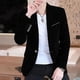 thumbnail image 3 of Chaquetas de vestir de un solo pecho, trajes y blazers ajustados para hombre, chaqueta fina de negocios para hombre, abrigos, ropa, estilo coreano clásico, 3 of 5