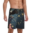 thumbnail image 2 of Yiaed North American Bald Eagle for Men's Soft Sleep Pajama Short Lounging Pajama Shorts-X-Large, 2 of 6