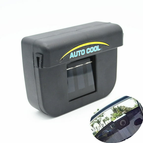 Automotive solar powered windows, air exhaust coolers, ventilation systems, solar powered fans-