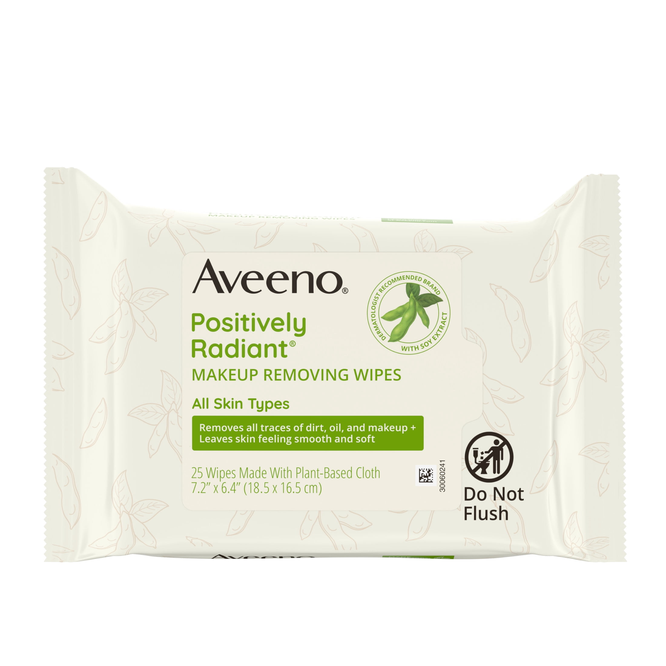 (3 pack) Aveeno Calm + Restore Unscented Face Wipes, 25 Count